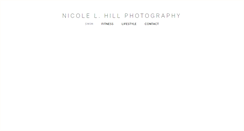 Desktop Screenshot of nicolelhill.com